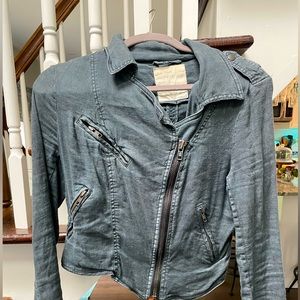 Free People Asymmetrical Fall Jacket